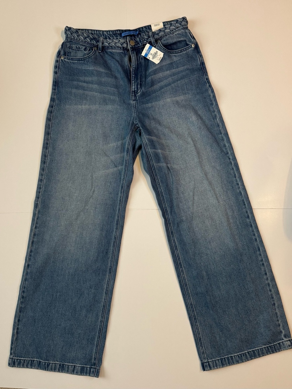 J. McLaughlin Women's Relaxed Wide-Leg Jeans - Medium Blue